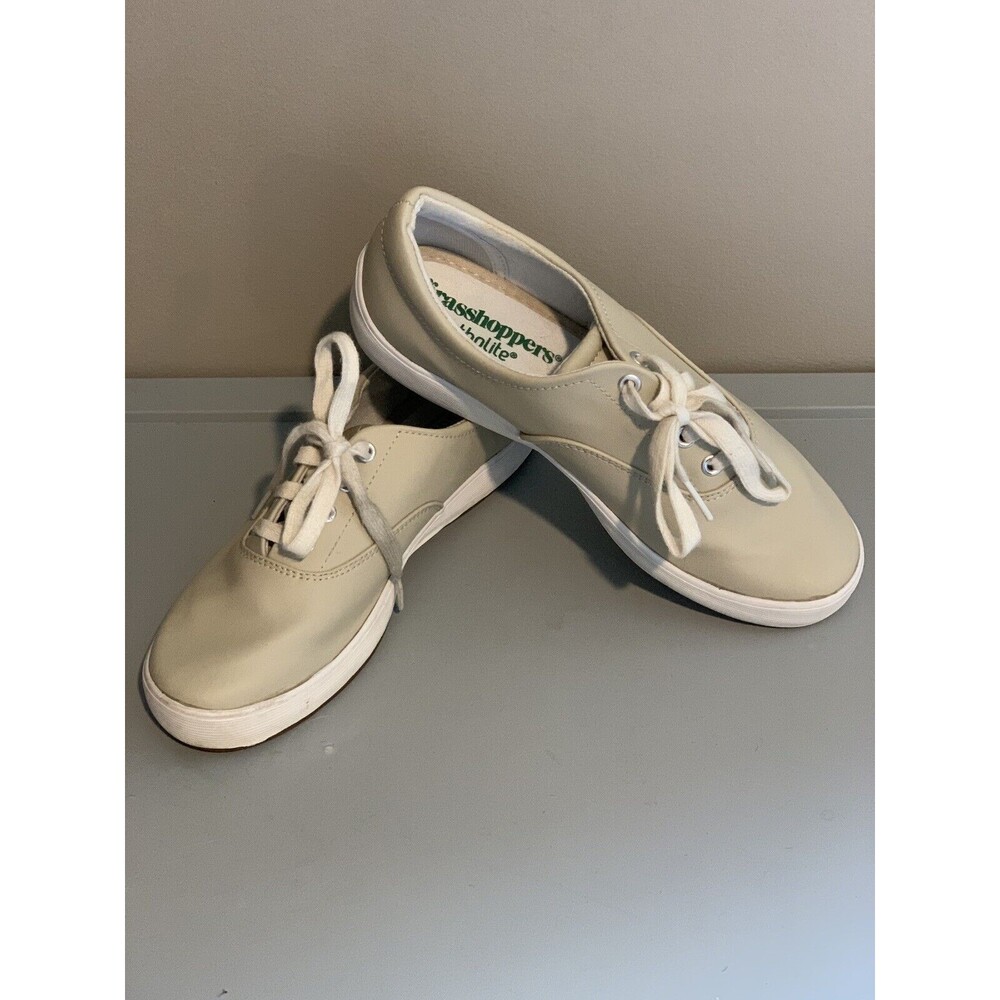 GRASSHOPPERS‎ Ortholite Womens Size 6 M Beige Tan Casual Comfort Shoes